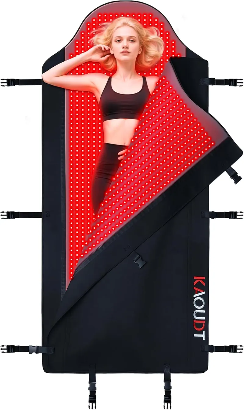 Kaoudt 2026 Medical-Grade TPU Red Light Therapy Mat for Full Body Pain Relief