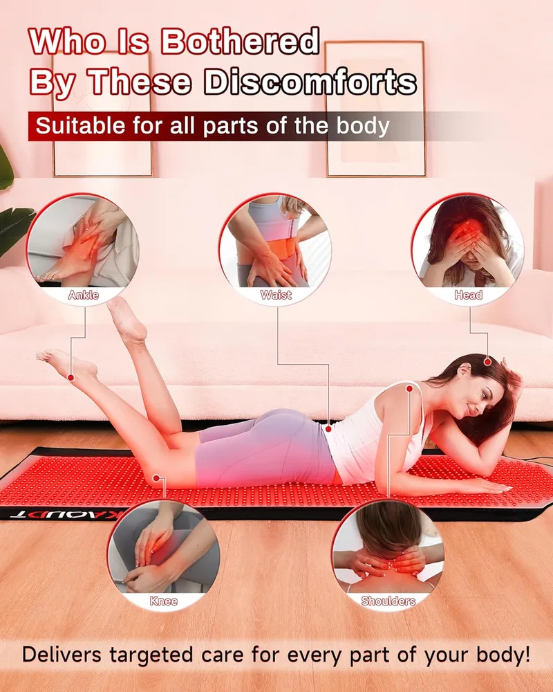 Kaoudt FSA&HSA Eligible Infrared Light Therapy Blanket for Home Use