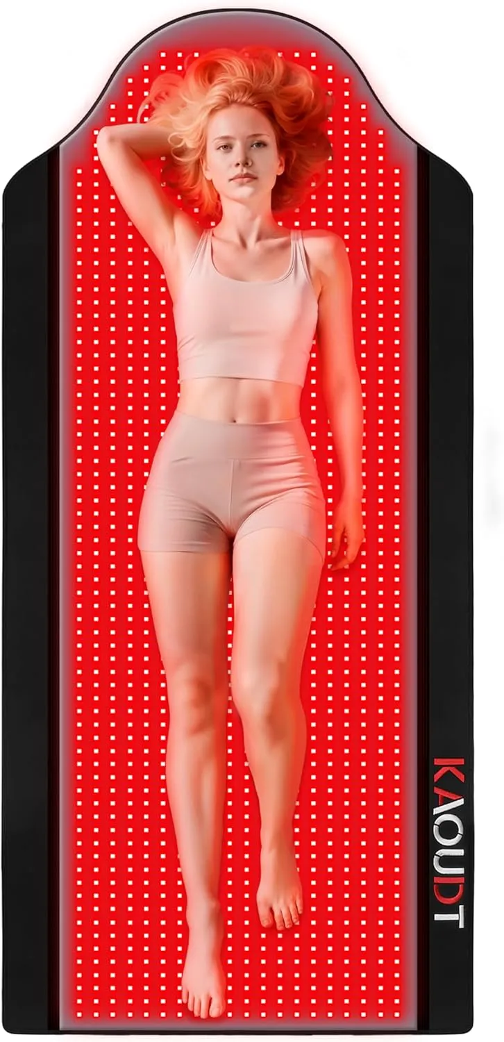 Kaoudt Medical-Grade TPU Red Light Therapy Mat for Full Body Pain Relief